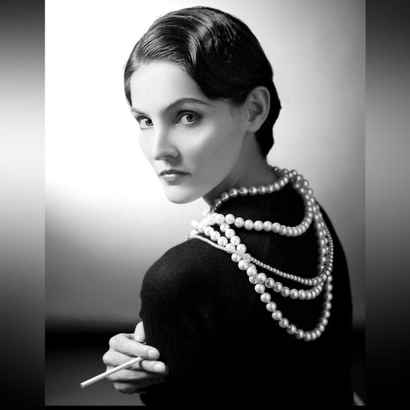 SET 4 B&W Designer Inspirational Quote Print BOSS LADY OFFICE Picture Chanel #5 - Picture 2 of 4